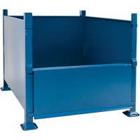 Contenants de vrac empilables, 30" ha x 40,5" la x 48,5" p, Capacit&eacute; de 3500 lb Cantin et fils
