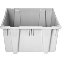 Stack & Nest Palletote Box, 13" x 15.5" x 19.5", Grey Cantin et fils