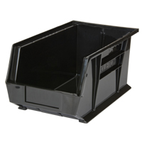 Bac empilable & &agrave; suspendre, 8-1/4" la, 7" h x 14-3/4" p, Noir Cantin et fils