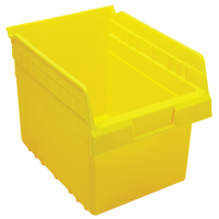 Store-Max Shelf Bins, 8-3/8" W x 8" H x 11-5/8" D, Yellow, 44 lbs. Capacity Cantin et fils
