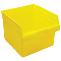 Store-Max Shelf Bins, 11-1/8" W x 8" H x 11-5/8" D, Yellow, 44 lbs. Capacity Cantin et fils