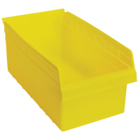 Store-Max Shelf Bins, 11-1/8" W x 8" H x 17-7/8" D, Yellow, 56 lbs. Capacity Cantin et fils