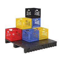 Caisse en plastique pour produits laitiers Cantin et fils