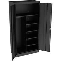 Armoire &agrave; combinaison, 36" la x 18" p x 72" h, Noir Cantin et fils