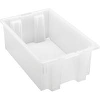 Contenant robuste Stack & Nest, 6" x 11" x 18", Transparent Cantin et fils