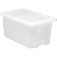 Contenant robuste Stack & Nest, 15" x 19,5" x 29,5", Transparent Cantin et fils