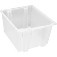 Contenant robuste Stack & Nest, 13" x 19,5" x 23,5", Transparent Cantin et fils