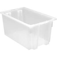 Contenant robuste Stack & Nest, 12" x 15,5" x 23,5", Transparent Cantin et fils