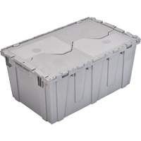 Bac emboîtable FP243C FliPak, 26,9" x 16,9" x 12,1", Gris Cantin et fils
