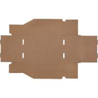 Boîtes profondes en carton ondul&eacute;, 7-5/8" la x 11-5/16" p x 4-1/2" h, Beige Cantin et fils