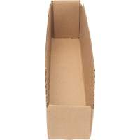 Boîtes profondes en carton ondul&eacute;, 1-7/8" la x 17-1/8" p x 4-1/2" h, Beige Cantin et fils