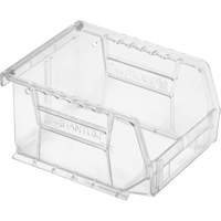 Crystal Clear Ultra Bins, 4-1/8" W x 3" H x 5-3/8" D, Clear Cantin et fils