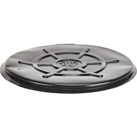 Protective Drum Lids, Closed Top, Fits: 55 US gal (45 imp. gal.), Black Cantin et fils
