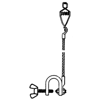 Light-Duty Bonding & Grounding Wire Assemblies - Alligator Clip & Small C-Clamps Cantin et fils