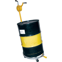 Tilting Drum Dollies, Steel, 1200 lbs. Capacity, 23-1/2" Diameter, Cast Iron Casters Cantin et fils