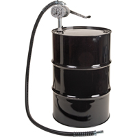 Rotary Lobe Type Drum Pump, Aluminum/Steel, Fits 55 Gal., 1 liter per revolution Cantin et fils