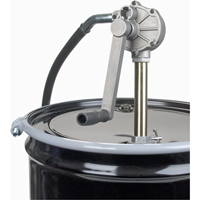 Rotary Type Drum Pump, Aluminum, Fits 15-55 Gal., 6-3/4 oz. per revolution Cantin et fils