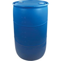 Polyethylene Drums, 55 US gal (45 imp. gal.), Closed Top, Blue Cantin et fils