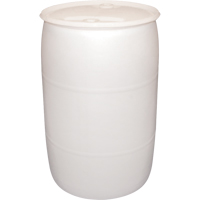 Polyethylene Drums, 55 US gal (45 imp. gal.), Closed Top, Natural Cantin et fils