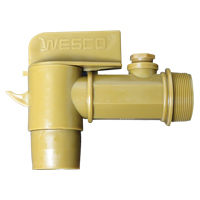 Soupape de baril de luxe en poly&eacute;thyl&egrave;ne NPT 2", Poly&eacute;thyl&egrave;ne, NPT de 2" Cantin et fils