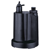 Pompe utilitaire submersible, 1/3 CV, 2160 gal./h, 115 V, 4 A Cantin et fils