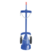 Chariot pour bouteille de gaz, Roues Caoutchouc, Base de 12" la x 15-1/2" lo, 500 lb Cantin et fils
