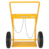 Chariot pour bouteille de gaz, Roues Caoutchouc, Base de 22" la x 14-1/8" lo, 250 lb Cantin et fils