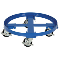 Heavy Duty Drum Dolly, Steel, 2000 lbs. Capacity, 24-1/8" Diameter, Phenolic Casters Cantin et fils