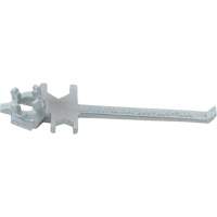Single Ended Specialty Bung Nut Wrench, 1-1/2" Opening, 7-1/2" Handle, Zinc Cast Steel Cantin et fils