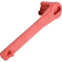Single Ended Specialty Bung Nut Wrench, 1-1/4" Opening, 8" Handle, Non-Sparking Nylon Cantin et fils