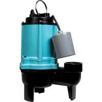 10SC Series Sewage Pump, 115 V, 11 A, 120 GPM, 1/2 HP Cantin et fils