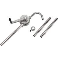 Rotary Type Drum Pump, Stainless Steel, Fits 55 Gal., 12 oz./Stroke Cantin et fils