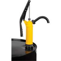 Lever-Type Drum Pump, Polypropylene, 14 oz./Stroke, Fits 5-55 Gal. Cantin et fils