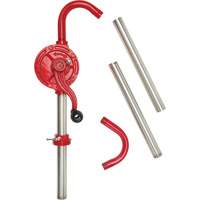 Rotary Type Drum Pump, Cast Iron/Steel, Fits 30-55 Gal., 8 oz./Stroke Cantin et fils