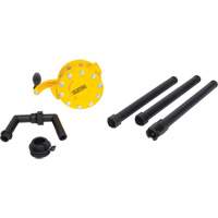 Rotary Type Drum Pump, Polypropylene, Fits 15 - 55 US Gal., 8 oz./Stroke Cantin et fils