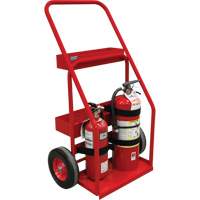 Hot Works Fire Prevention Cart, Semi-Pneumatic Wheels, 17.75" W x 8.9" L Base, 100 lbs. Cantin et fils