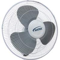 Ventilateur mural oscillant, Commercial, 3 vitesses, Diam&egrave;tre de 16" Cantin et fils