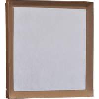 Disposable Filter, Box, 12" W x 2" D x 24" H Cantin et fils