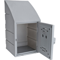 Locker, 15" x 15" x 31", Grey, Assembled Cantin et fils