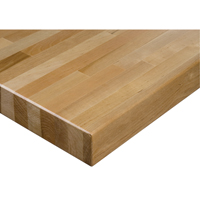 Laminated Hardwood Workbench Top, 48" W x 48" D, Square Edge, 1-3/4" Thick Cantin et fils