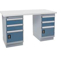 &eacute;tabli pr&eacute;conçu, 72" la x 30" p x 34" h, Capacit&eacute; 2500 lb Cantin et fils