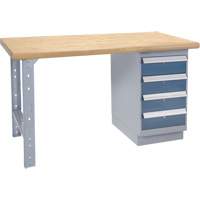 &eacute;tabli robuste, Cap 1500 lb, 72" la x 36" p, 34" h Cantin et fils