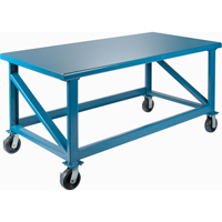Extra Heavy-Duty Workbenches - All-Welded Benches, Steel Surface Cantin et fils