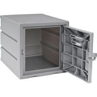 Locker, 12" x 15" x 12", Grey, Assembled Cantin et fils