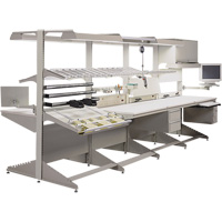 Modular Ergonomic Workstations - Open Wire Shelves Cantin et fils