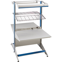 Postes de travail modulaires ergonomiques - Exemples de configurations - A-DS Modules de d&eacute;part &agrave; deux c&ocirc;t&eacute;s, 60" la x 56" p x 84" h, Module de d&eacute;part &agrave; deux c&ocirc;t&eacute;s Cantin et fils