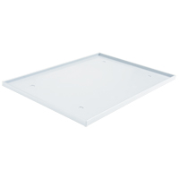 Fond de casier, Convient aux casiers 12" x 18", Gris p&acirc;le, Plastique Cantin et fils