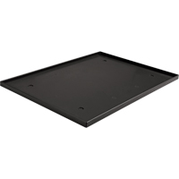 Fond de casier, Convient aux casiers 12" x 18", Noir, Plastique Cantin et fils
