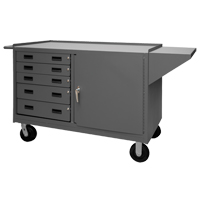 Mobile Workbench Cabinet, Steel Surface Cantin et fils