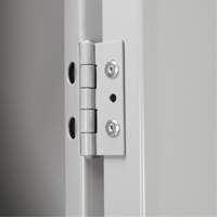 Clean Line Lockerette, 6 -tier, Bank of 4, 48" x 18" x 78", Steel, Beige, Rivet (Assembled) Cantin et fils